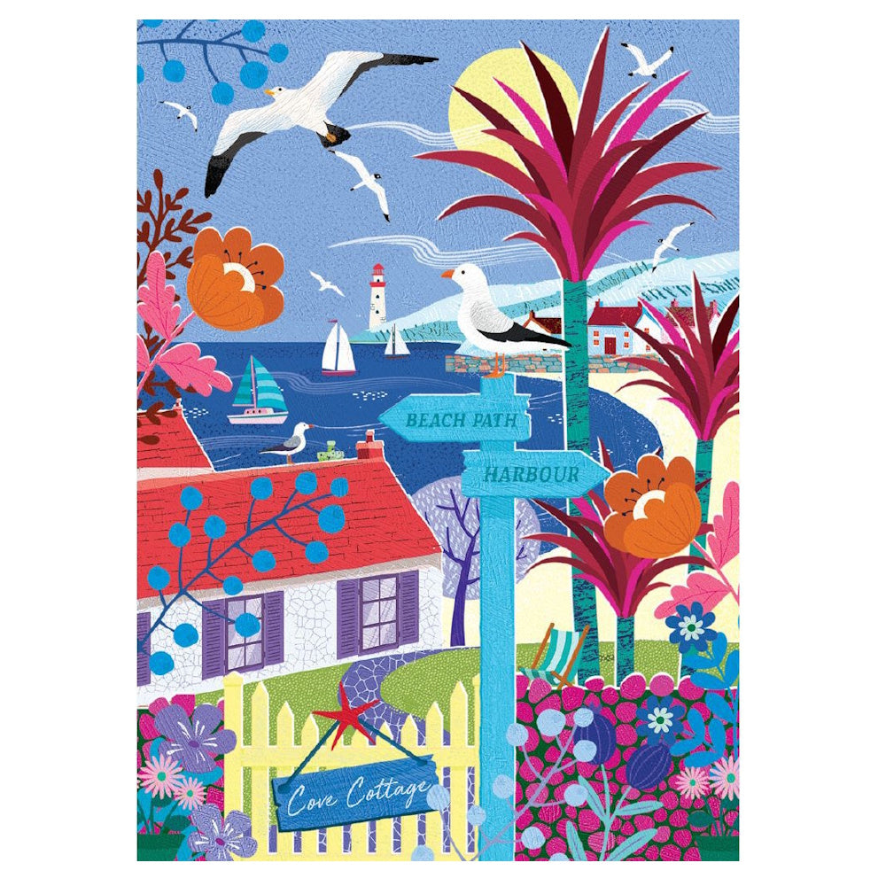 Holdson While the Sun Shines 1000 Piece Puzzle - Cove Cottage