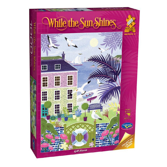 Holdson While the Sun Shines 1000 Piece Puzzle - Gull Haven