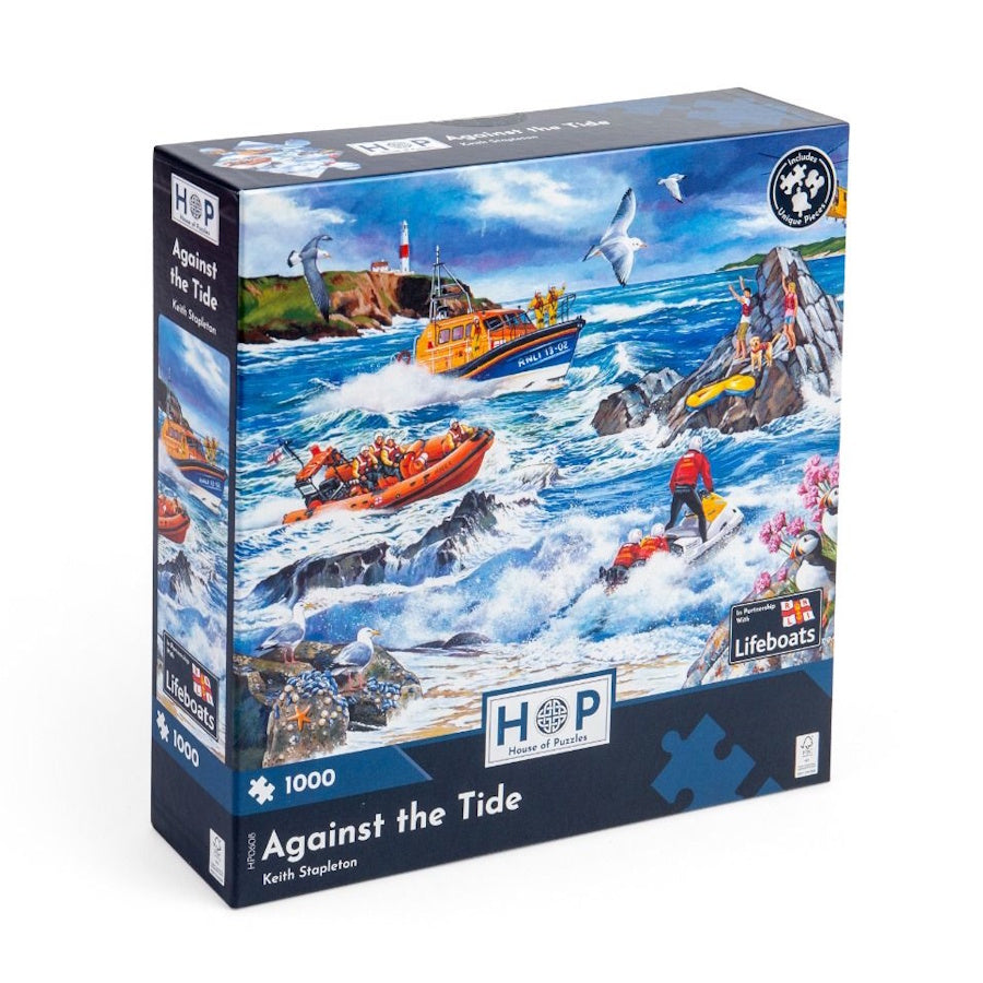 House of Puzzles 1000 Piece Puzzle - Against the Tide