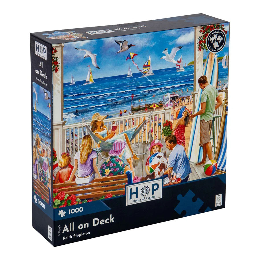 House of Puzzles 1000 Piece Puzzle - All On Deck