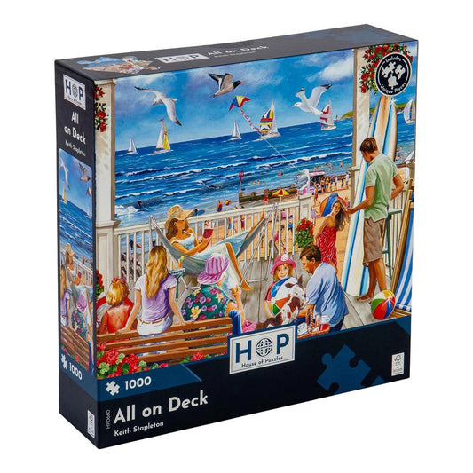 House of Puzzles 1000 Piece Puzzle - All On Deck