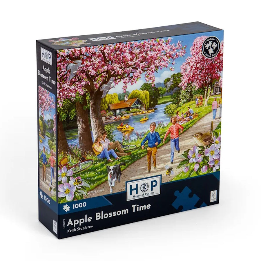 House of Puzzles 1000 Piece Puzzle - Apple Blossom Time