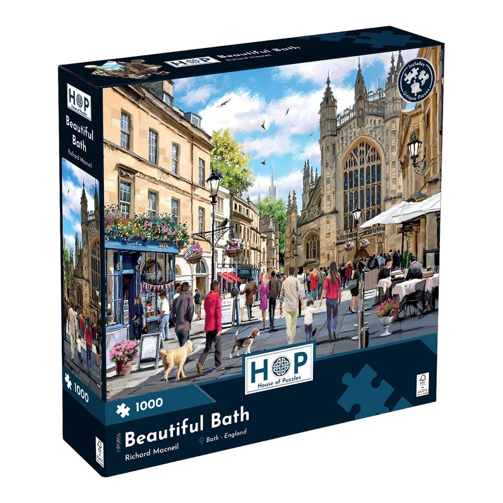 House of Puzzles 1000 Piece Puzzle - Beautiful Bath
