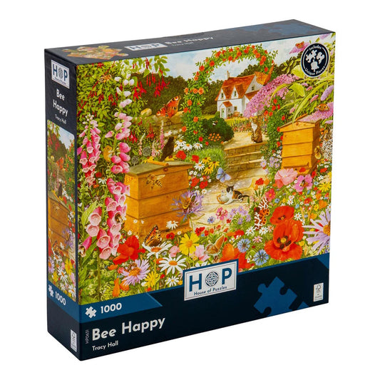House of Puzzles 1000 Piece Puzzle - Bee Happy