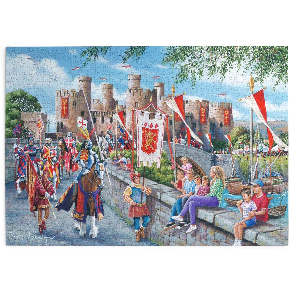 House of Puzzles 1000 Piece Puzzle - Castell Conwy