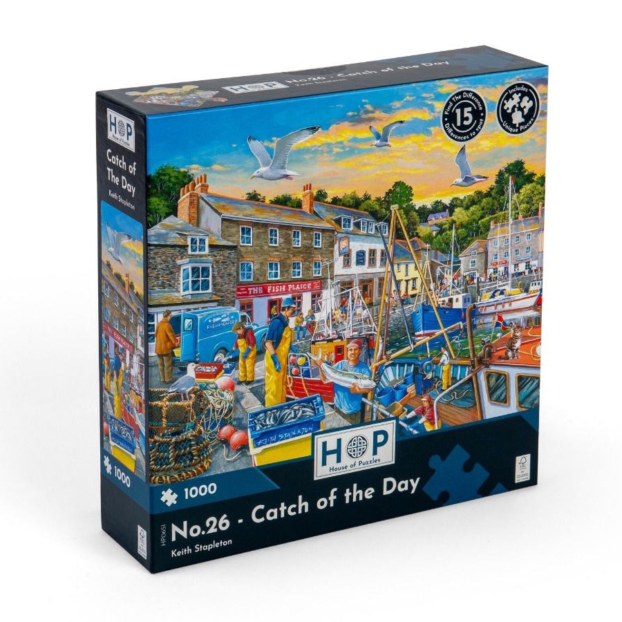 House of Puzzles 1000 Piece Puzzle - No. 26 - Catch of the Day