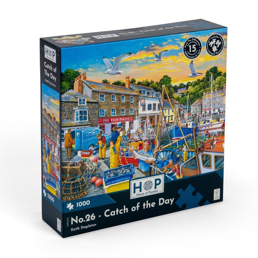 House of Puzzles 1000 Piece Puzzle - No. 26 - Catch of the Day