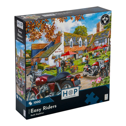 House of Puzzles 1000 Piece Puzzle - Easy Riders