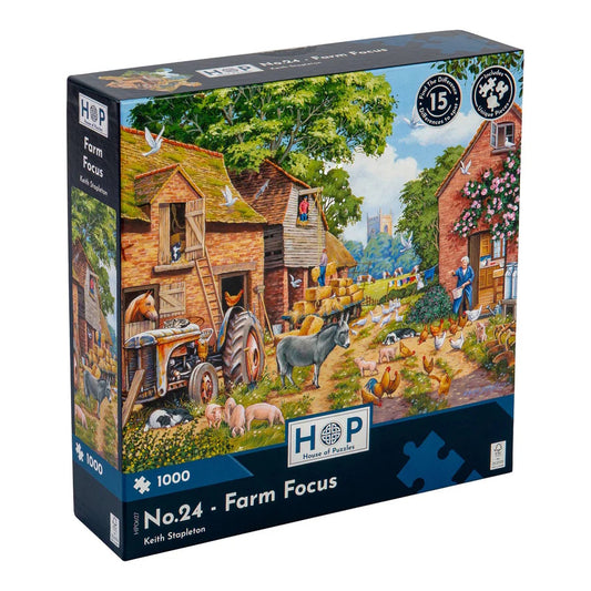 House of Puzzles 1000 Piece Puzzle - Farm Focus