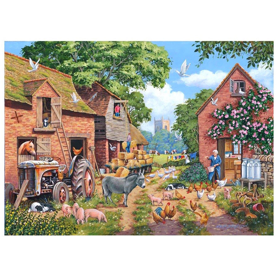 House of Puzzles 1000 Piece Puzzle - Farm Focus