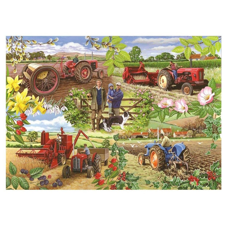 House of Puzzles 1000 Piece Puzzle - Farming Year