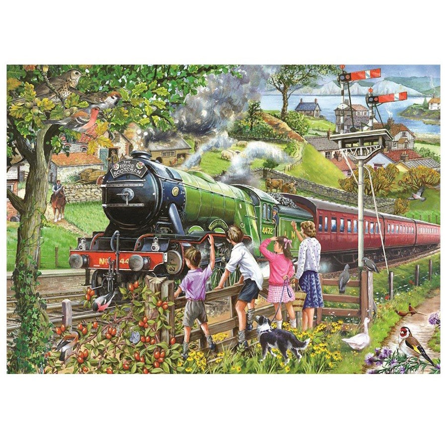 House of Puzzles 1000 Piece Puzzle - Full Steam Ahead