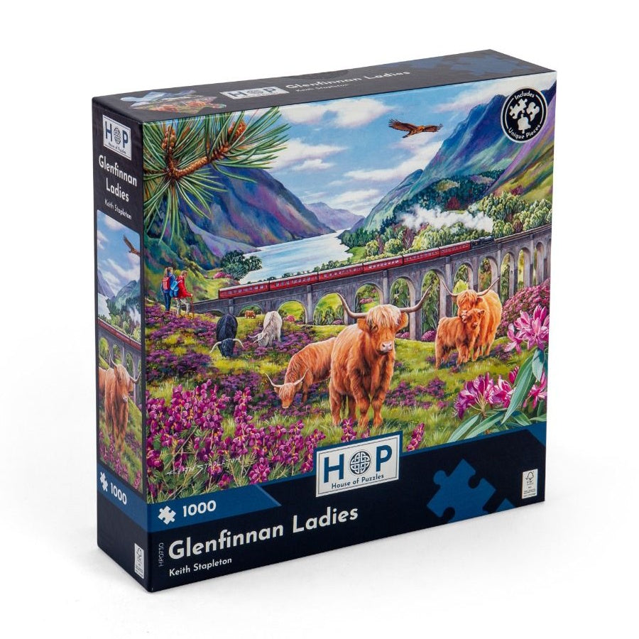 House of Puzzles 1000 Piece Puzzle - Glenfinnan Ladies