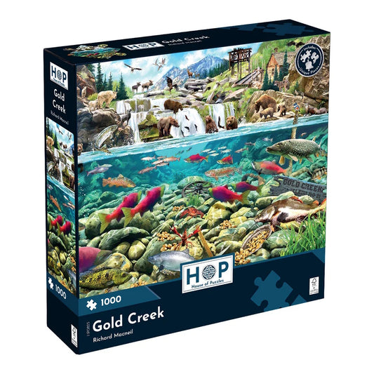 House of Puzzles 1000 Piece Puzzle - Gold Creek