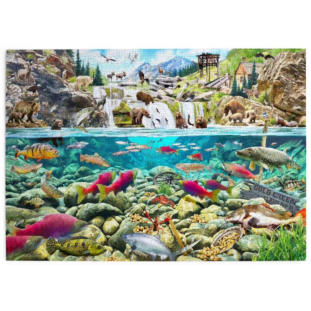 House of Puzzles 1000 Piece Puzzle - Gold Creek