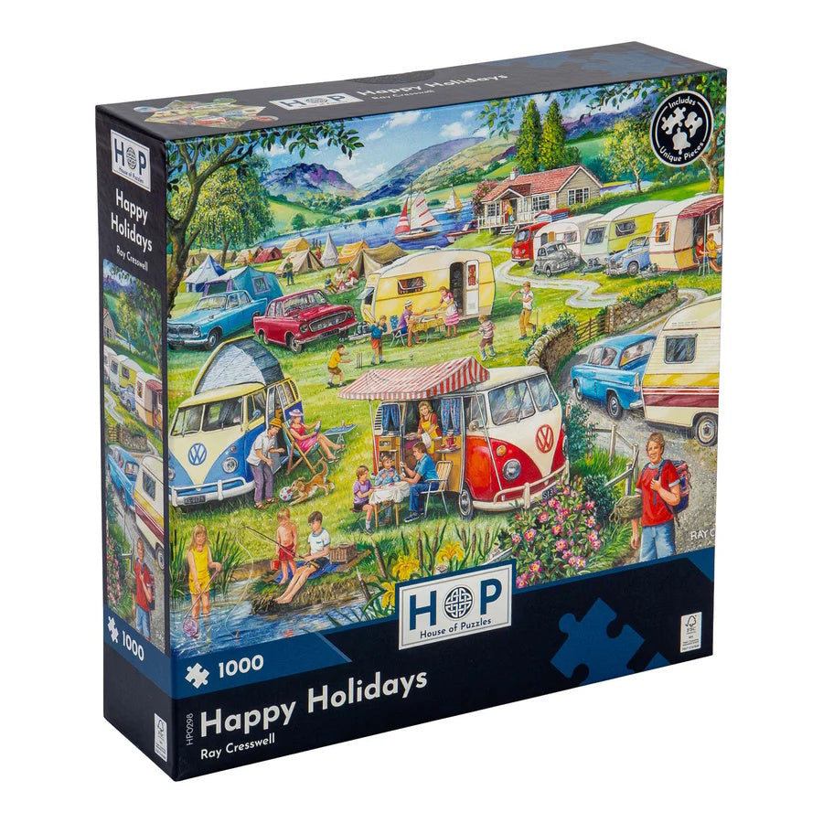 House of Puzzles 1000 Piece Puzzle - Happy Holidays