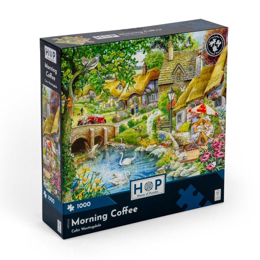 House of Puzzles 1000 Piece Puzzle - Morning Coffee