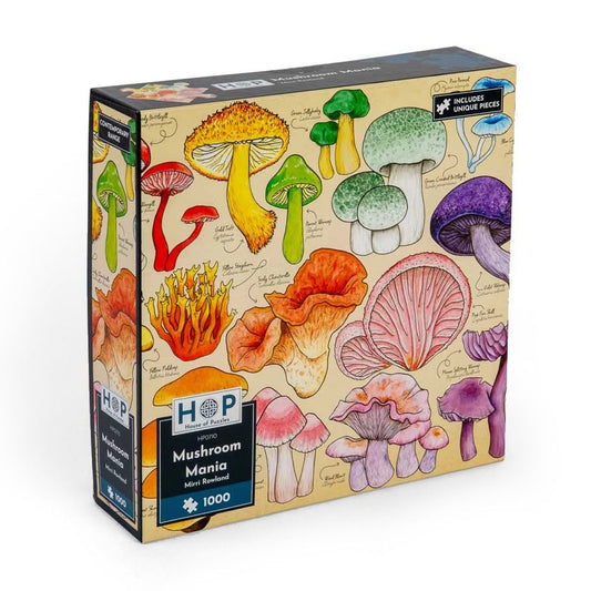 House of Puzzles 1000 Piece Puzzle - Mushroom Mania