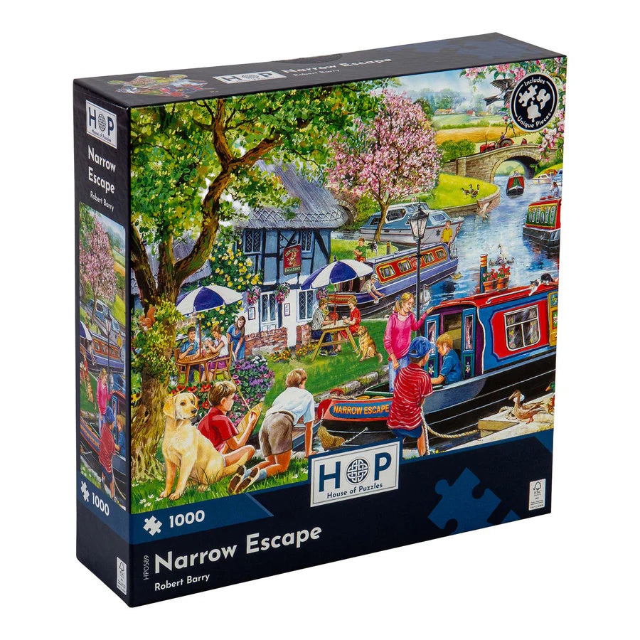 House of Puzzles 1000 Piece Puzzle - Narrow Escape