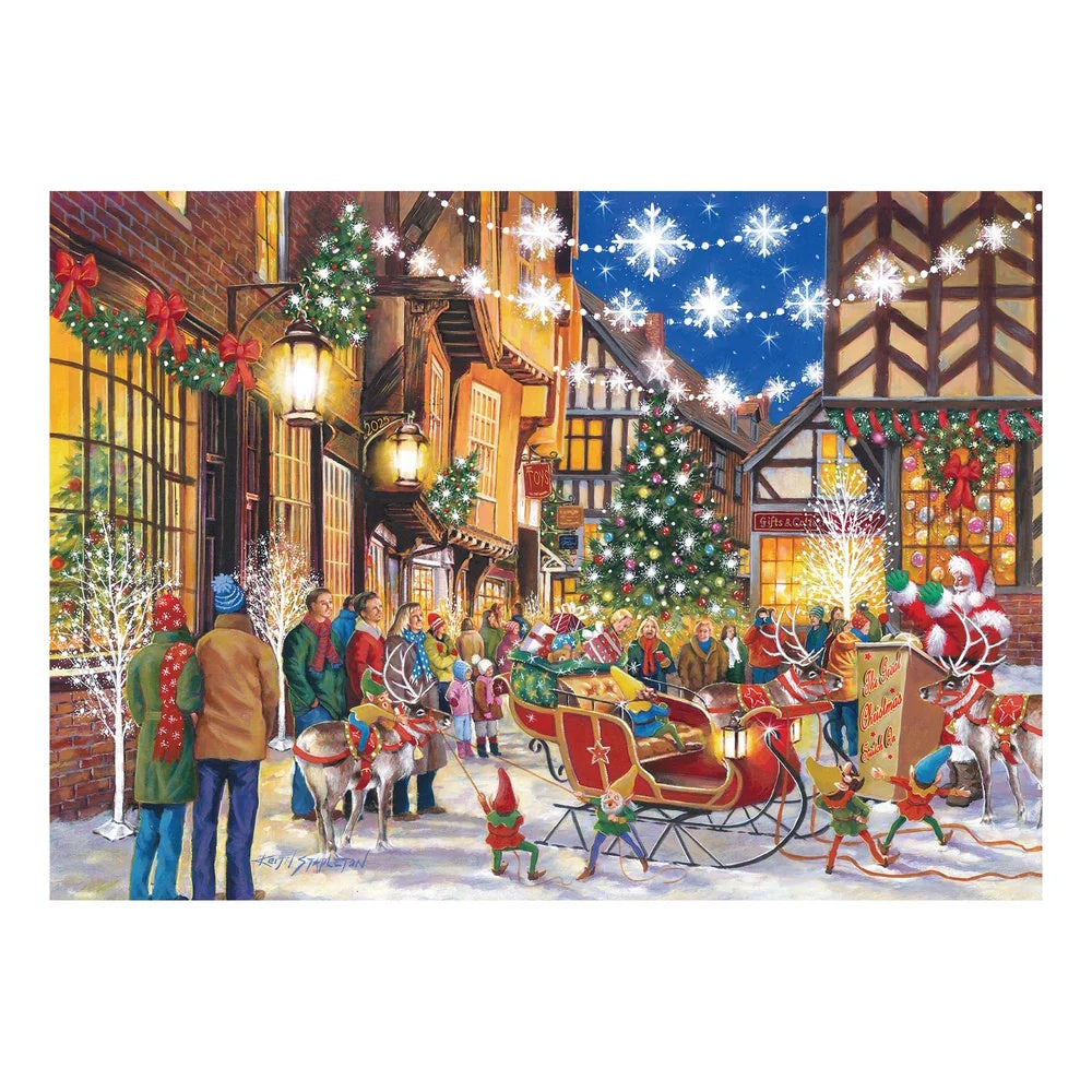 House of Puzzles 1000 Piece Puzzle - No.20 - Santa Switch On