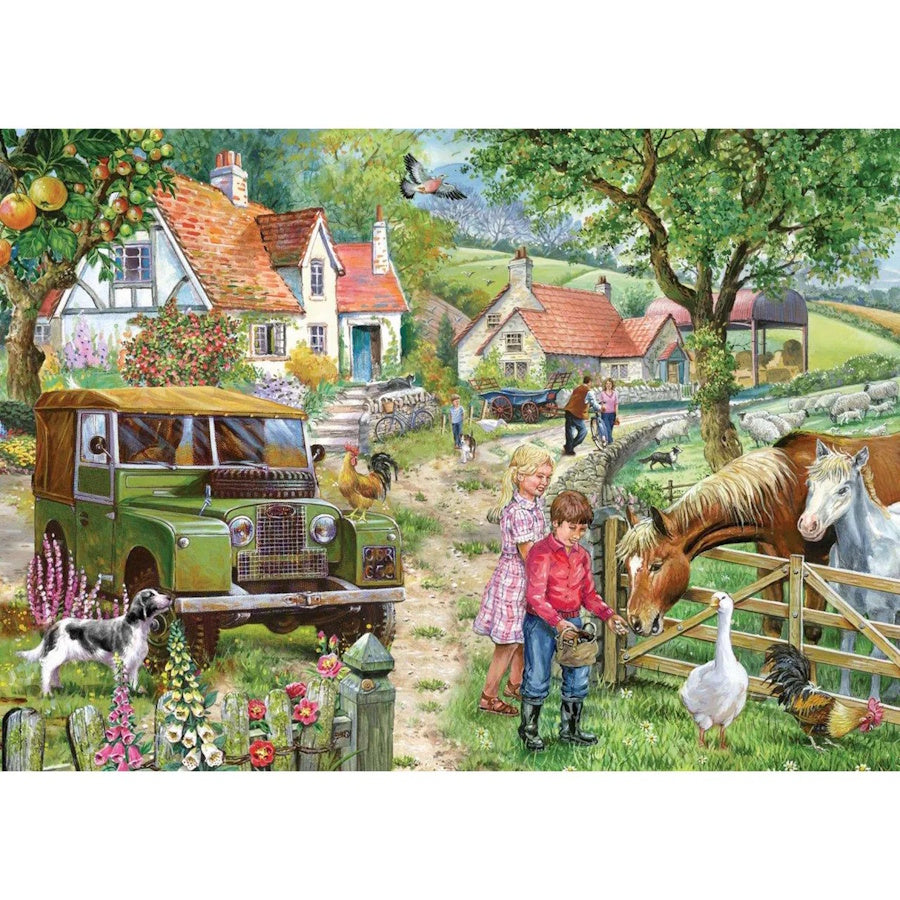 House of Puzzles 1000 Piece Puzzle - Orchard Farm