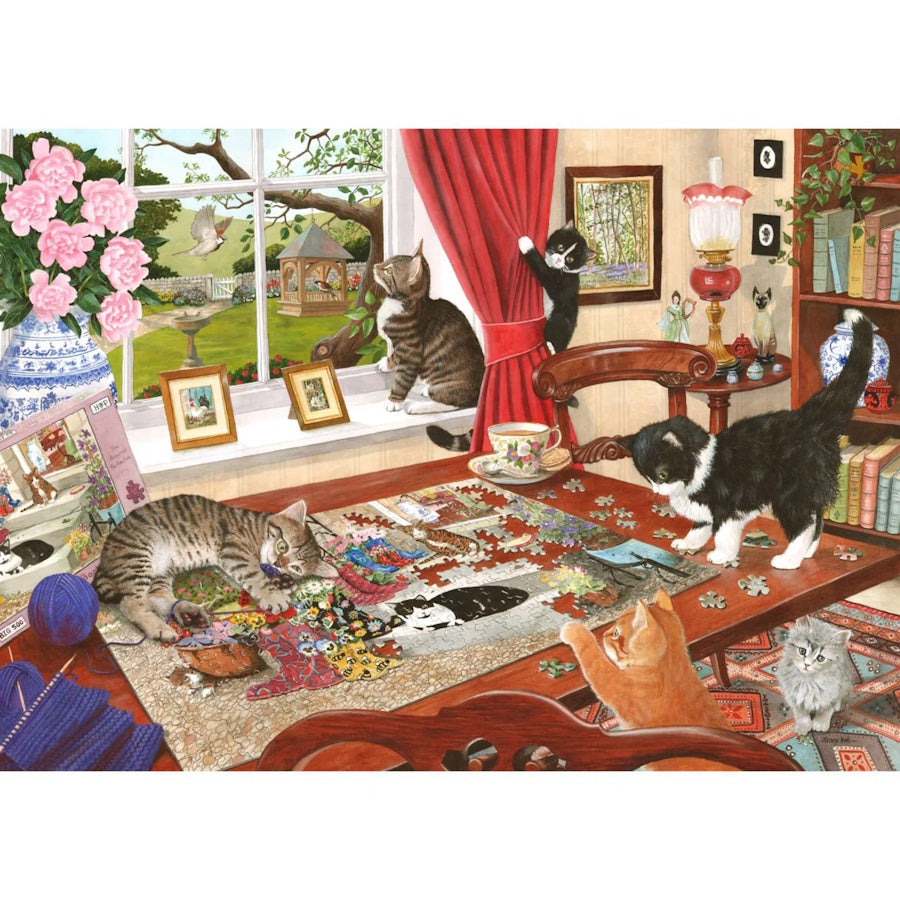 House of Puzzles 1000 Piece Puzzle - Puzzling Paws