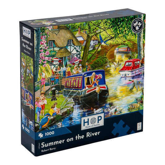 House of Puzzles 1000 Piece Puzzle - Summer on the River