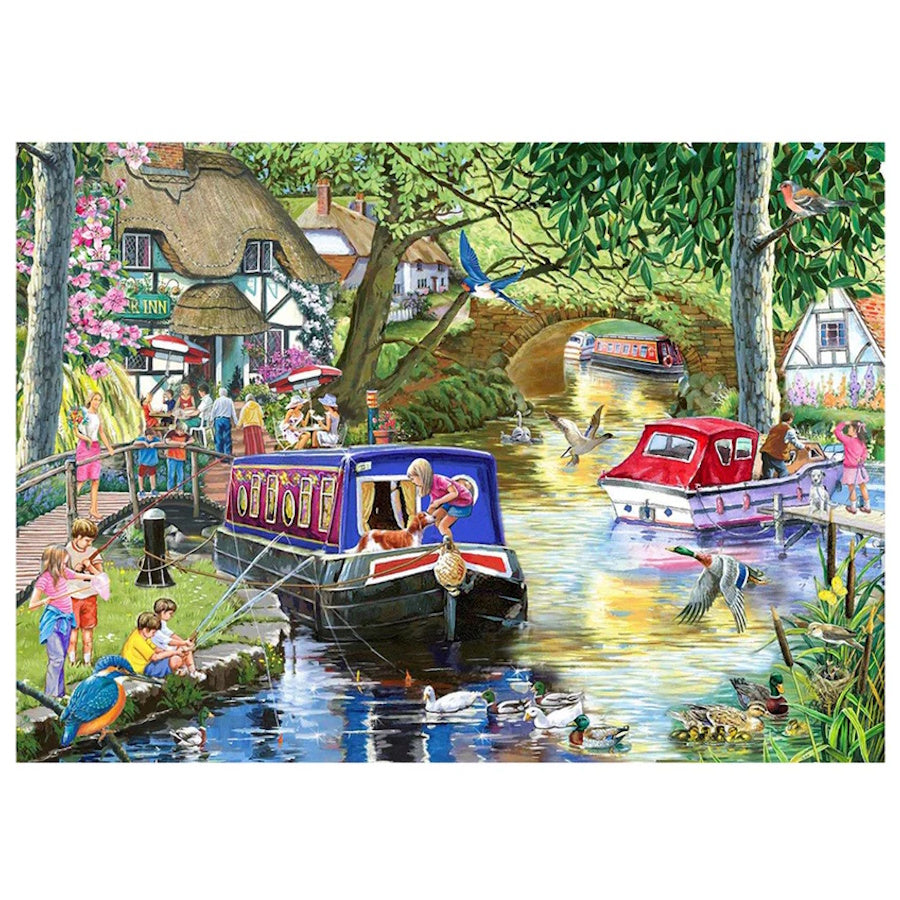House of Puzzles 1000 Piece Puzzle - Summer on the River
