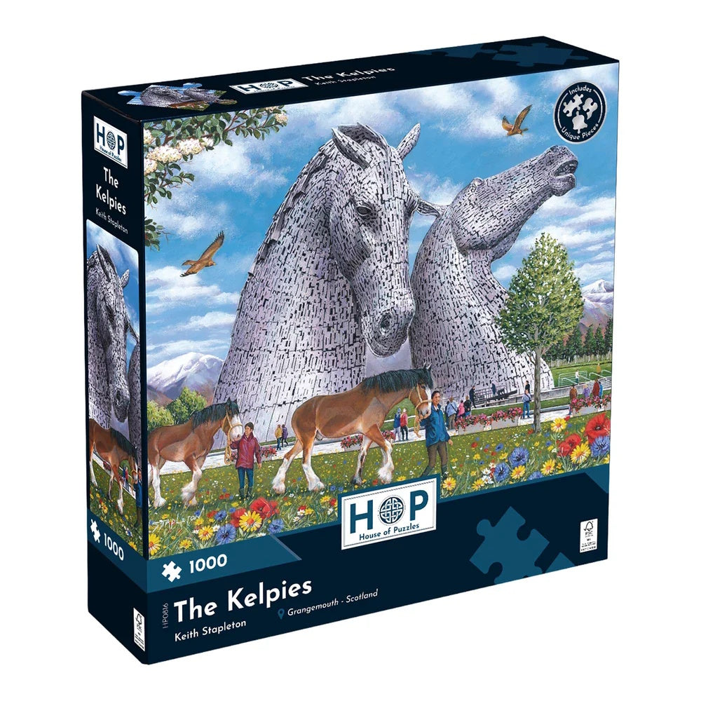 House of Puzzles 1000 Piece Puzzle - The Kelpies