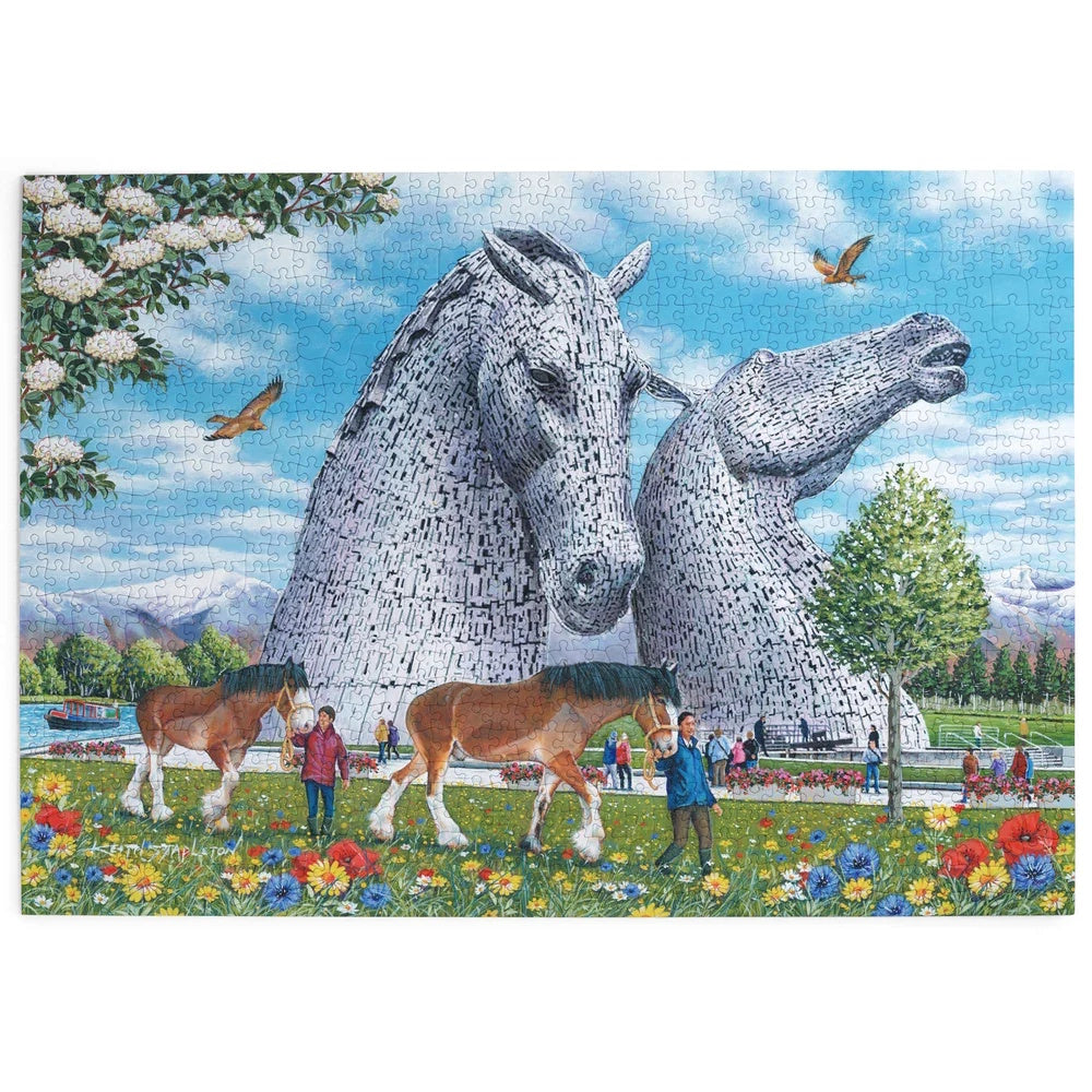 House of Puzzles 1000 Piece Puzzle - The Kelpies