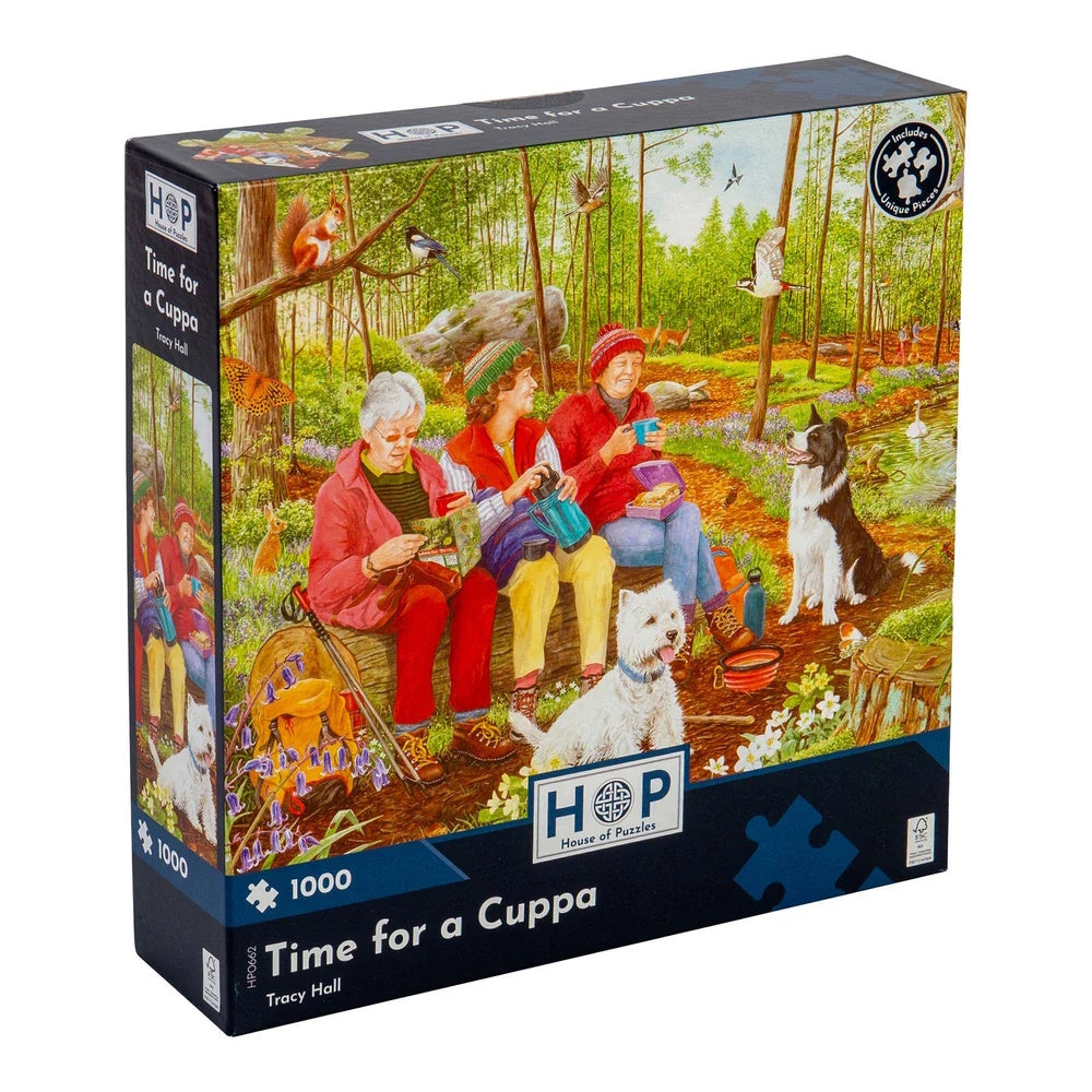House of Puzzles 1000 Piece Puzzle - Time for a Cuppa