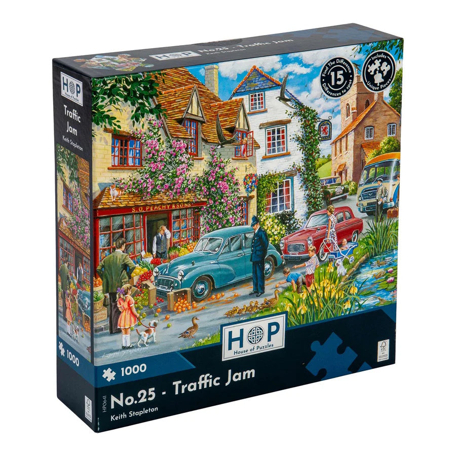 House of Puzzles 1000 Piece Puzzle - Traffic Jam