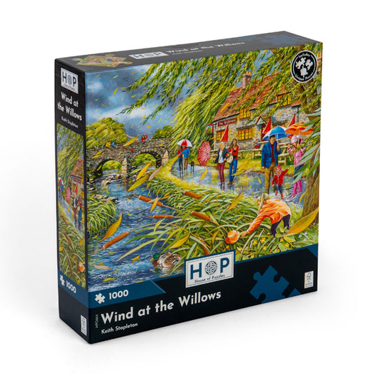 House of Puzzles 1000 Piece Puzzle - Wind at the Willows