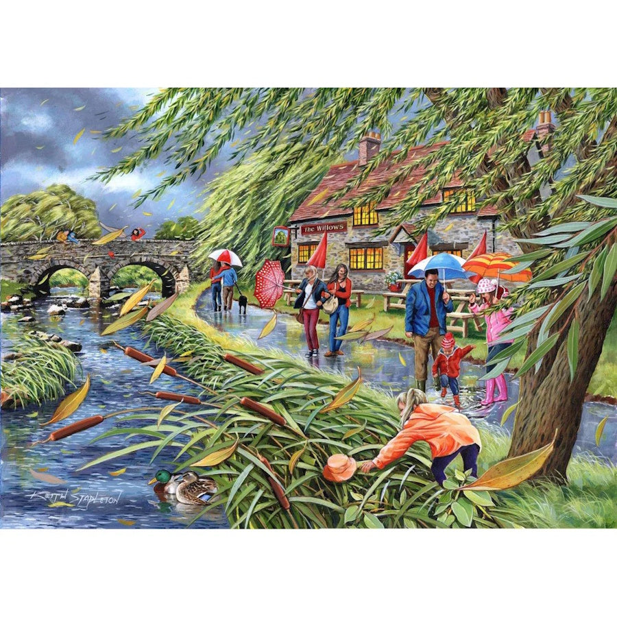 House of Puzzles 1000 Piece Puzzle - Wind at the Willows