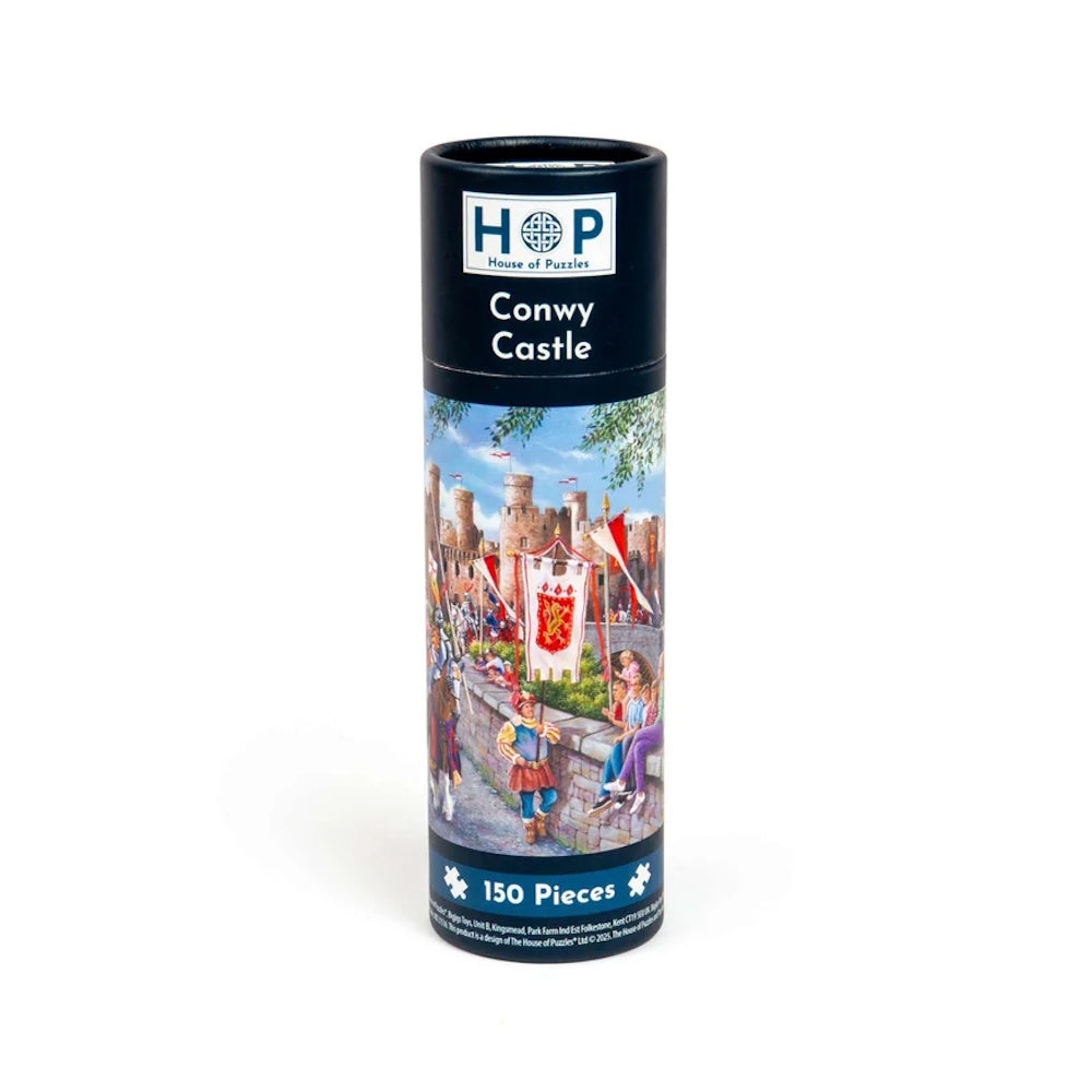 House of Puzzles 150 Piece Mini Puzzle - Conwy Castle