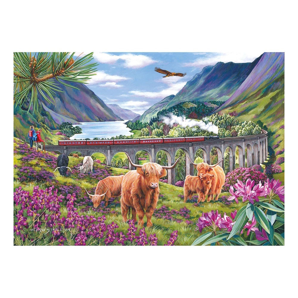 House of Puzzles 150 Piece Mini Puzzle - Glenfinnan Ladies