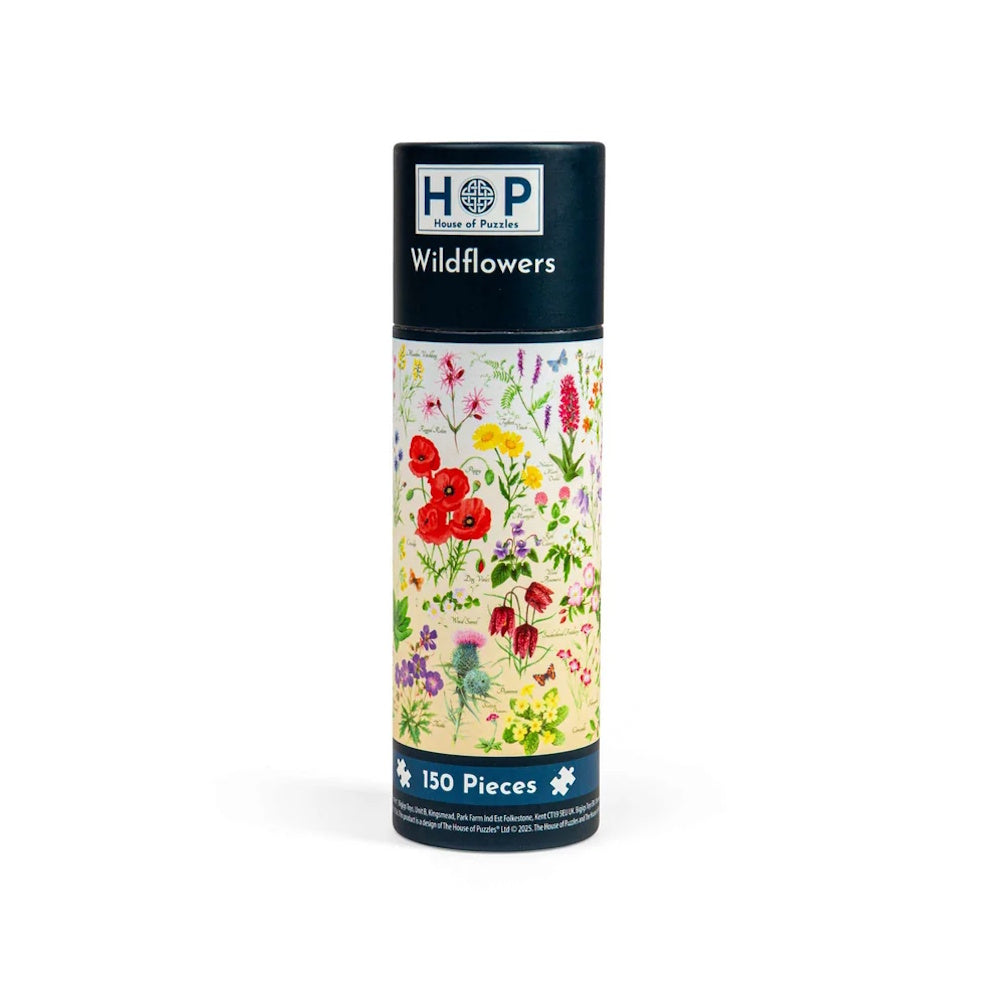 House of Puzzles 150 Piece Mini Puzzle - Wildflowers