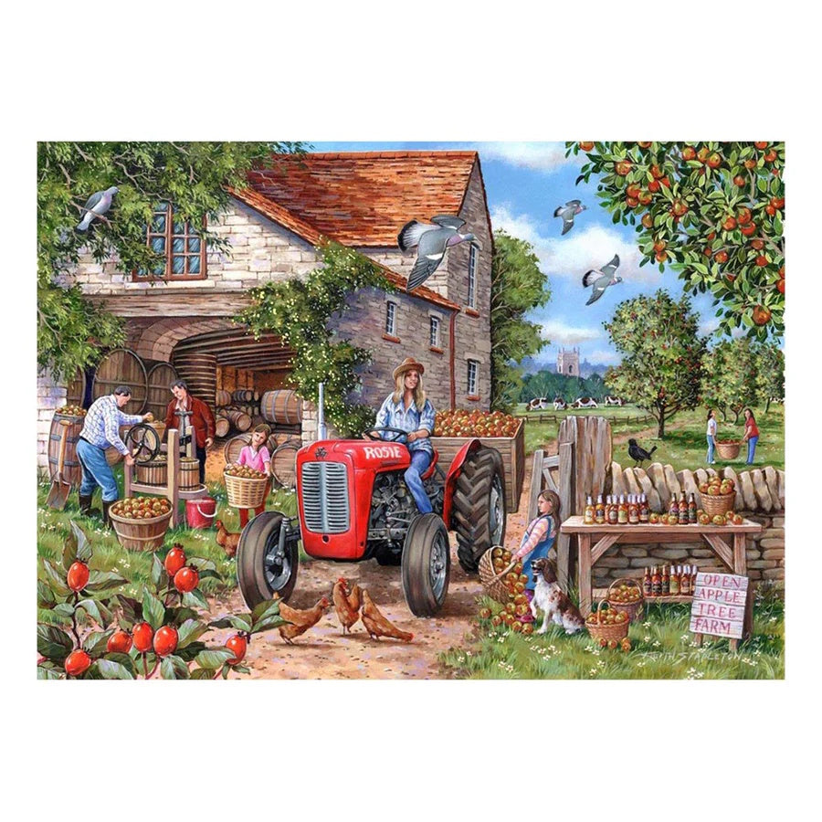 House of Puzzles 4 x BIG 250 Piece Puzzles - Farmer's Friends
