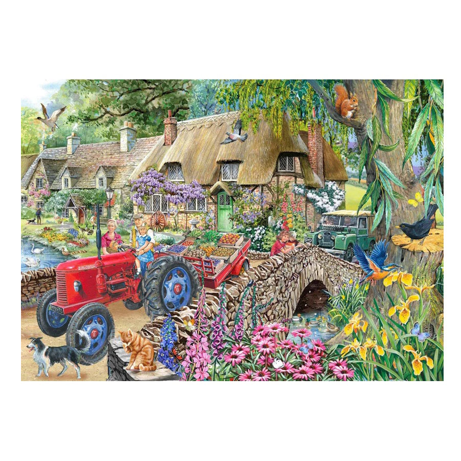 House of Puzzles 4 x BIG 250 Piece Puzzles - Farmer's Friends