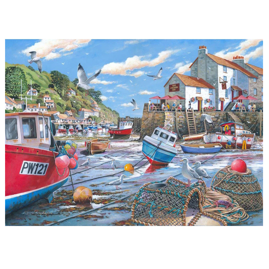 House of Puzzles 4 x 500 Piece Puzzles - Days at the Dock