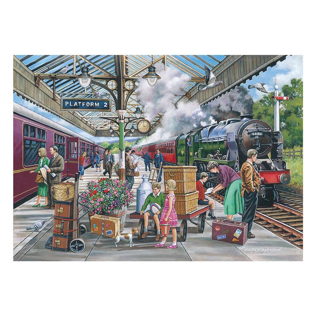 House of Puzzles 4 x 500 Piece Puzzles - Going Places