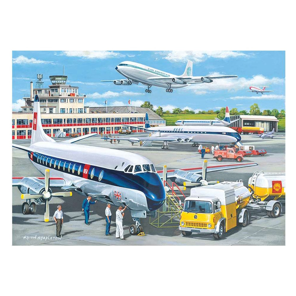 House of Puzzles 4 x 500 Piece Puzzles - Going Places
