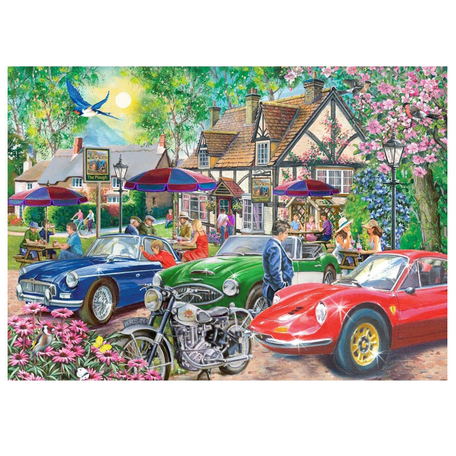 House of Puzzles 4 x 500 Piece Puzzles - Nice Day for a Drive