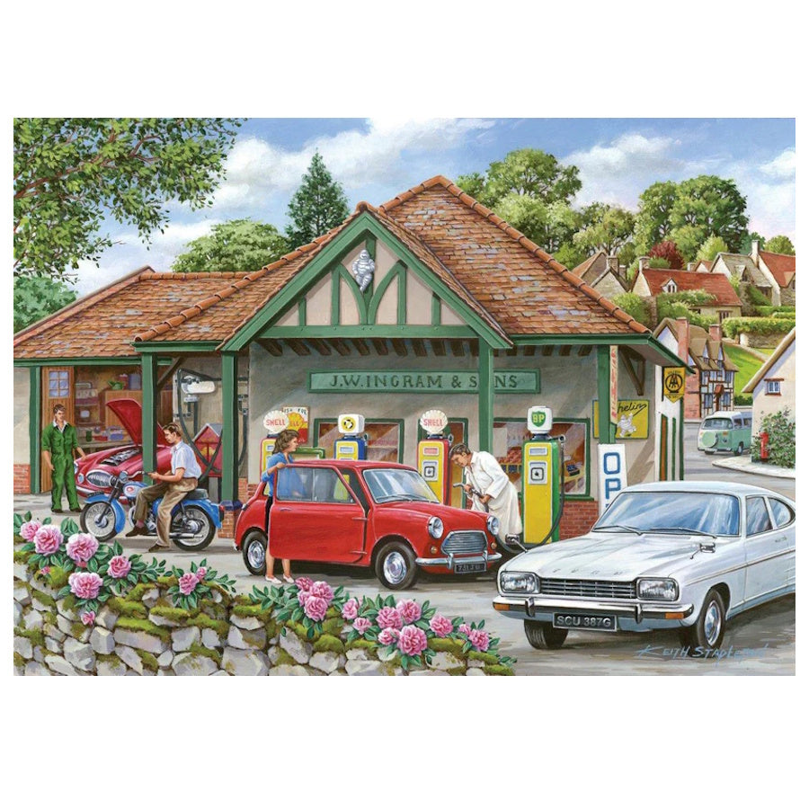 House of Puzzles 4 x 500 Piece Puzzles - Nice Day for a Drive