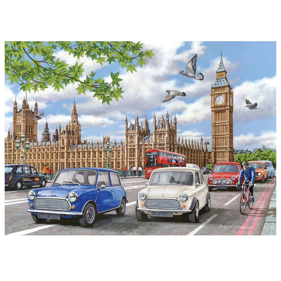 House of Puzzles 4 x 500 Piece Puzzles - Nice Day for a Drive