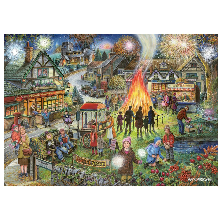 House of Puzzles 4 x 500 Piece Puzzles - Seasons on the Green