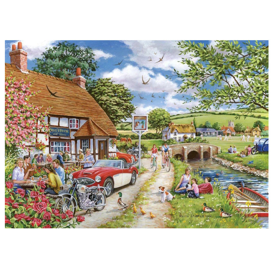 House of Puzzles 4 x 500 Piece Puzzles - Tales from the Tavern