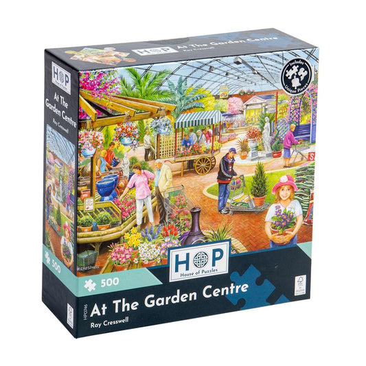 House of Puzzles 500 Piece Puzzle - At the Garden Centre