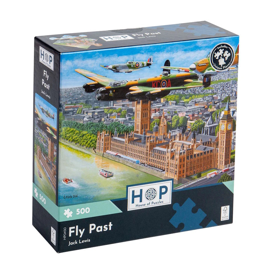 House of Puzzles 500 Piece Puzzle - Fly Past