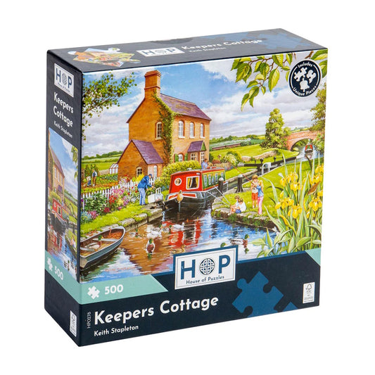 House of Puzzles 500 Piece Puzzle - Keepers Cottage